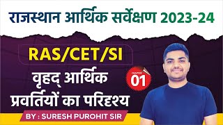 Complete Chapter 01 Raj Eco Survey 2024Suresh Rajpurohit Sir [upl. by Onofredo]