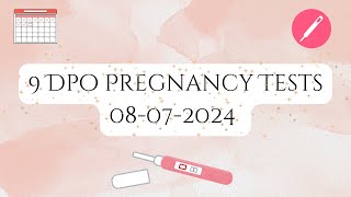 9 Dpo Pregnancy TestsAug 2024 [upl. by Atikihs]