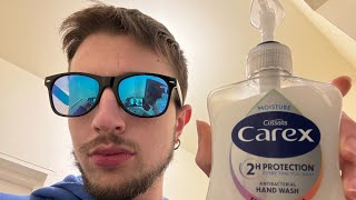 Cussons CAREX ANTIBACTERIAL HANDWASH REVIEW [upl. by Trellas]