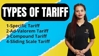 Types of Tariff  International Economics  Ecoholics [upl. by Palmer885]