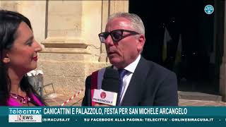 ✅SERVIZIO TG Canicattini e Palazzolo festa per San Michele Arcangelo [upl. by Bajaj700]