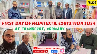 FIRST DAY OF HEIMTEXTIL EXHIBITION 2024  at Frankfurt Germany  Home Textile Items Fair [upl. by Kirst148]