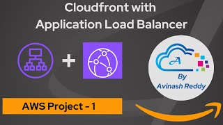 CloudFront with AWS Application Load balancer by AWS Avinash Reddy [upl. by Nylhsa]