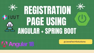 Angular 18  Spring Boot 3 Registration Page Tutorial  Step by Step [upl. by Aonehc]