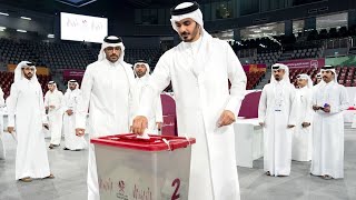 Unity in actionKhalifa’s participates in 2024 general referendum🇶🇦🫠khk khalifabinhamad shorts [upl. by Nizam]