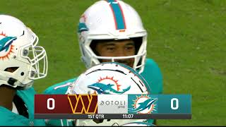 Washington Commanders vs Miami Dolphins 81724 [upl. by Tammi]