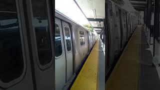 R143 L train entering canarsie rackaway parkway [upl. by Gow81]