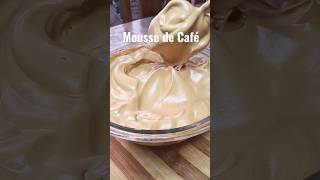 Mousse de café com 3 ingredientes em 3 minutos shorts trending [upl. by Eiznil78]