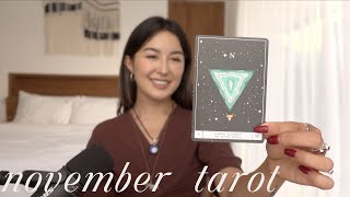 asmr tarot 🦋 pickacard tarot readings for november amp scorpio season TIMELESS readings [upl. by Centonze]