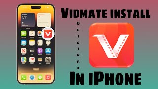 How to dawonload vidmate in iPhone  how to install vidmate in iOS [upl. by Roel167]