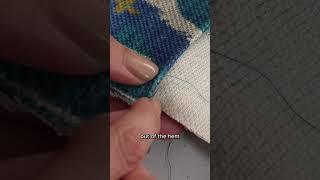 Master the slip stitch on your curtain hem 🪡 [upl. by Camila]