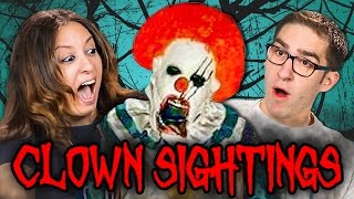 PARENTS REACT TO CREEPY CLOWN SIGHTINGS COMPILATION [upl. by Querida336]