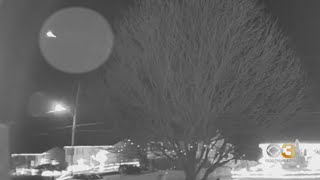 Pa cameras spot meteor lighting up the night sky [upl. by Orson]