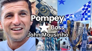 Pompey manager John Mousinho interview reflects on the summer and Southsea [upl. by Dripps]