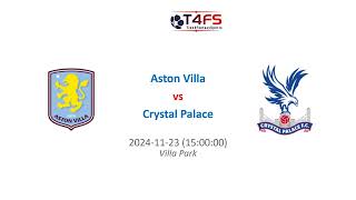 Aston Villa vs Crystal Palace Today Match Prediction [upl. by Drannel]