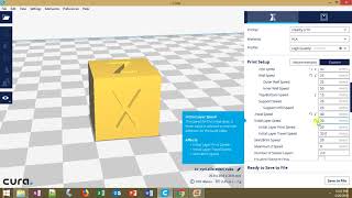Cura Settings for Creality CR10 Speed [upl. by Bonnibelle]