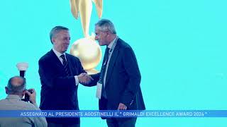 ASSEGNATO AL PRESIDENTE AGOSTINELLI IL GRIMALDI EXCELLENCE AWARD 2024 [upl. by Wearing941]