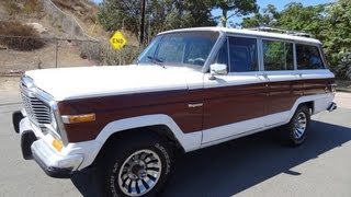 80 Jeep Grand Wagoneer SJ 4x4 360 Cherokee V8 Clean 1 or 2 Owner Start Up amp Test Drive Video [upl. by Efioa842]