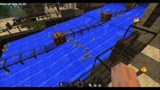 Minecraft Simple Automatic Wheat Farm [upl. by Tivad]