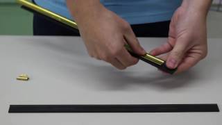 Big Clean How to change Window Squeegee Blade [upl. by Nilekcaj]