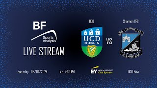 UCD v Shannon AIL Rd 18 230pm 060424 streamed by BF Sports Analysis [upl. by Bamby]