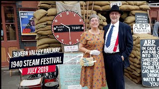 Severn Valley Railway SVR 1940s Weekend June 2019 [upl. by Norvin]