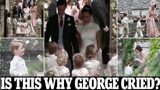 why Prince George cried kicked up a fuss at Pippas wedding after Kate appeared to tell him off [upl. by Donadee]