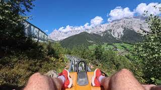 Rittisberg Coaster Sommerrodelbahn at Ramsau am Dachstein [upl. by Gruver262]