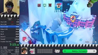 Celeste 100 Speedrun World Record 14256780 [upl. by Ella490]