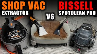 EXTRACTOR EVERY THING YOU NEED TO KNOW BISSELL SPOTCLEAN PRO or DIY SHOP VAC [upl. by Ado982]