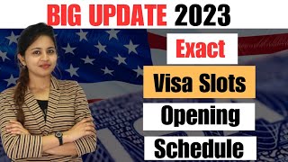 US Visa Slots Update  US Visa Appointment Booking  F1 Visa Slots Update 🇺🇸 [upl. by Nnyletak476]