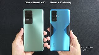 Xiaomi Redmi K50 vs Redmi K50 Gaming  SpeedTest and Camera comparison [upl. by Anu]