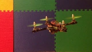 Another DIYCustom Arduino Quadcopter 135quot Carbon Fiber Frame  3Blade Props [upl. by Eojyllib]