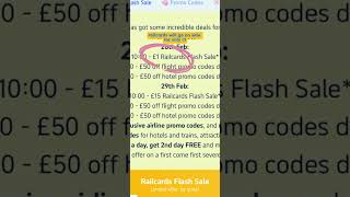 £1 Railcards flash sale is on Tripcom on 28th and 29th [upl. by Gale423]