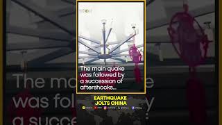 China Earthquake 71magnitude quake hits China  WION Shorts [upl. by Limemann]