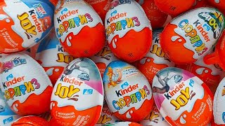 Kinder Joy – ASMRVideo mit Kinder Joy – Befriedigendes Video Kinder Surprise Eggs ASMR Opening [upl. by Ahsiatal]