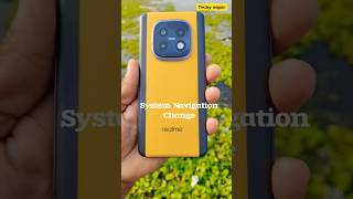 System Navigation changes on Realme narzo 70 Turbo phonetech tech viralvideo [upl. by Alyakem273]