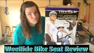 WeeRide Kangaroo Child Bike Seat Review [upl. by Kurtz]