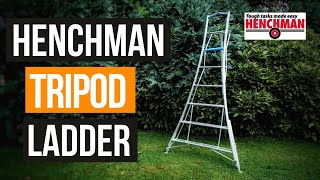 Henchman 3 Leg Adjustable Tripod Ladder Review The Best Ladder Money Can Buy [upl. by Norvall]