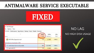 Solved Antimalware Service Executable High Disk Usage Windows 10 2023 [upl. by Corvese]