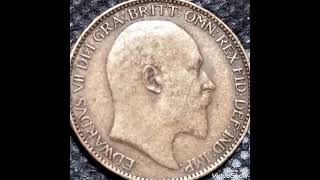 1909 One penny Edward VII coin value worth money rare [upl. by Elleiand]