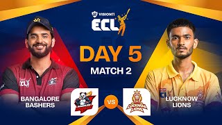 ECL  Match 11  Bangalore Bashers vs Lucknow Lions  Abhishek Malhan vs Anurag Dwivedi [upl. by Kenna]