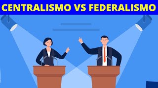 CENTRALISMO Y FEDERALISMO ¿Qué son y cuáles son sus DIFERENCIAS Con EJEMPLOS🏛️ [upl. by Yvaht377]