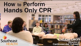 How to Perform Hands Only CPR and Use an AED [upl. by Edalb254]