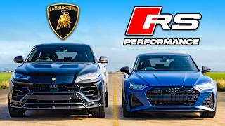 Lamborghini Urus v RS7 Performance DRAG RACE [upl. by Posner]