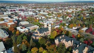 Gonzaga University Spokane Washington autumn mist 10262024 🍂🎃💯🤙🏾 autumn fallfoliage dji [upl. by Faustine]