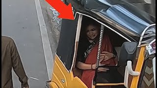 Pregnant lady giving birth in taxi  CCTV Footage [upl. by Keele]