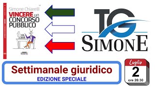 TG Simone edizione speciale quotVINCERE UN CONCORSO PUBBLICOquot 272024 [upl. by Nolak]