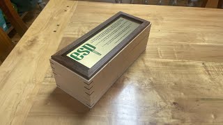 Turning a plaque into a keepsake box [upl. by Anirol]