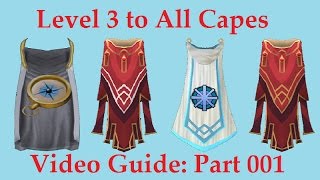 RuneScapeLevel 3 to All Capes Video Guide Part 001 Waterfall Quest [upl. by Ecile]